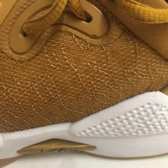 Sneakers Shoes Nike PG 5 Paul George Metallic Gold Wheat Basketball 11.5 - Picture 9 of 16